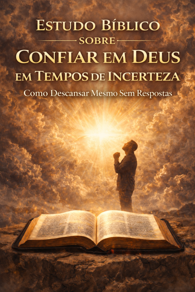 Estudo Bíblico sobre Confiar em Deus em Tempos de Incerteza – Como Descansar Mesmo Sem Respostas