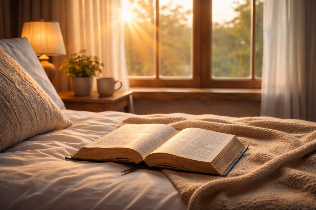 quarto sereno ao amanhecer