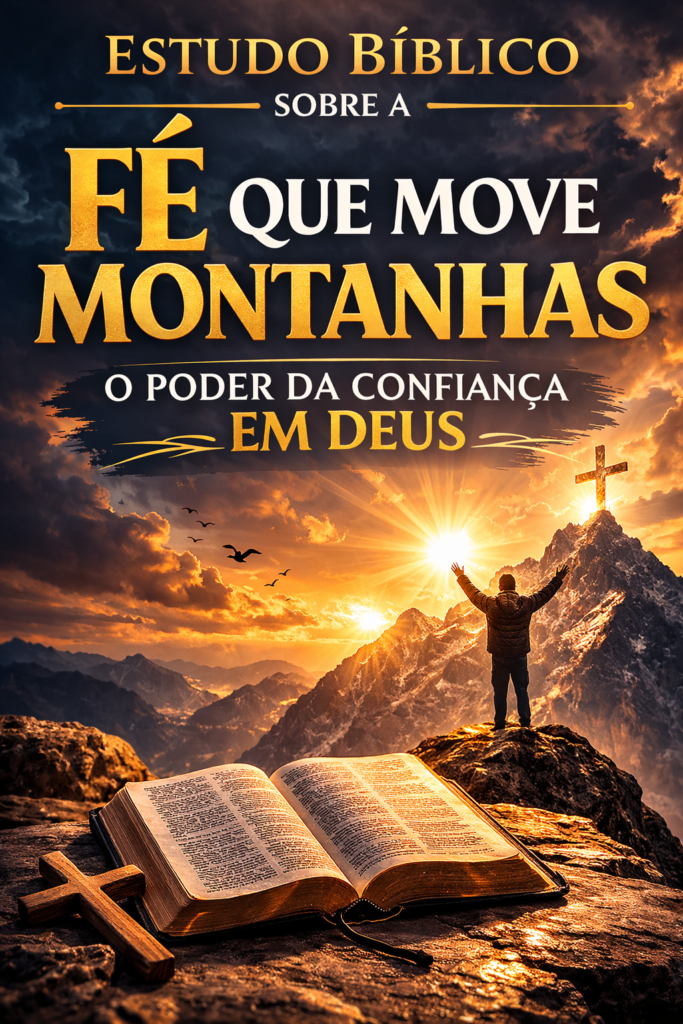 estudo bíblico sobre a fé que move montanhas