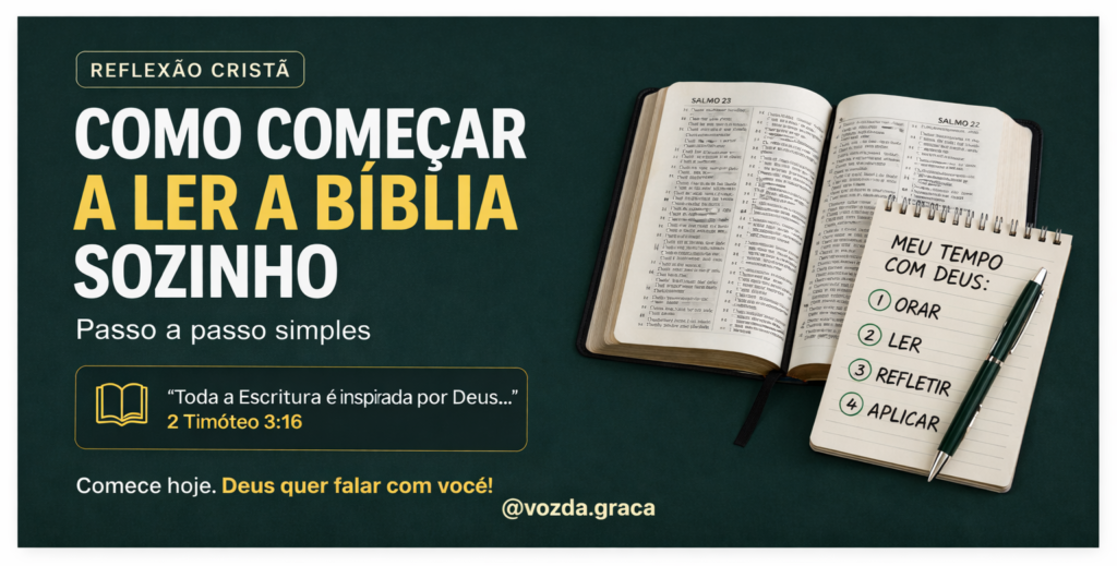 Como começar a ler a Bíblia sozinho