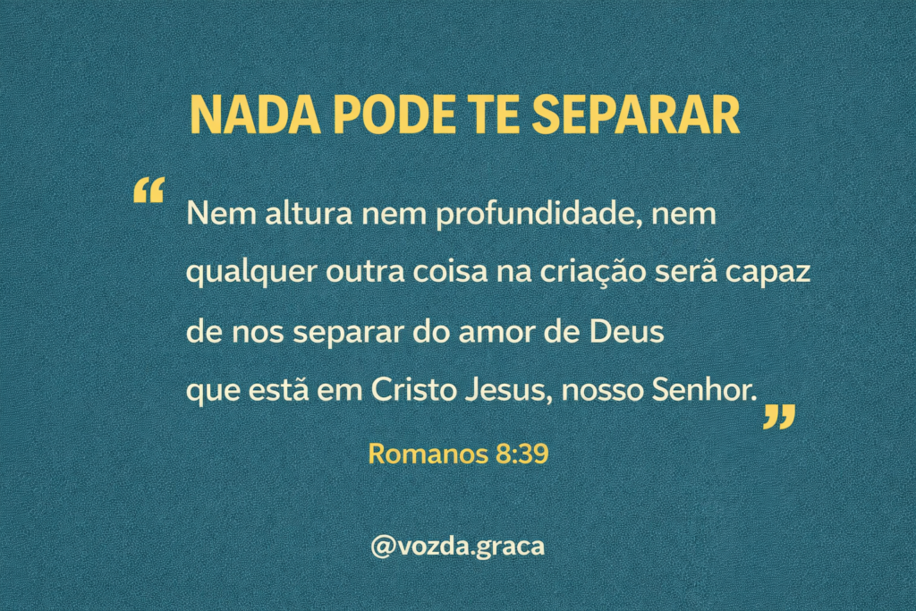 Nada Pode Te Separar