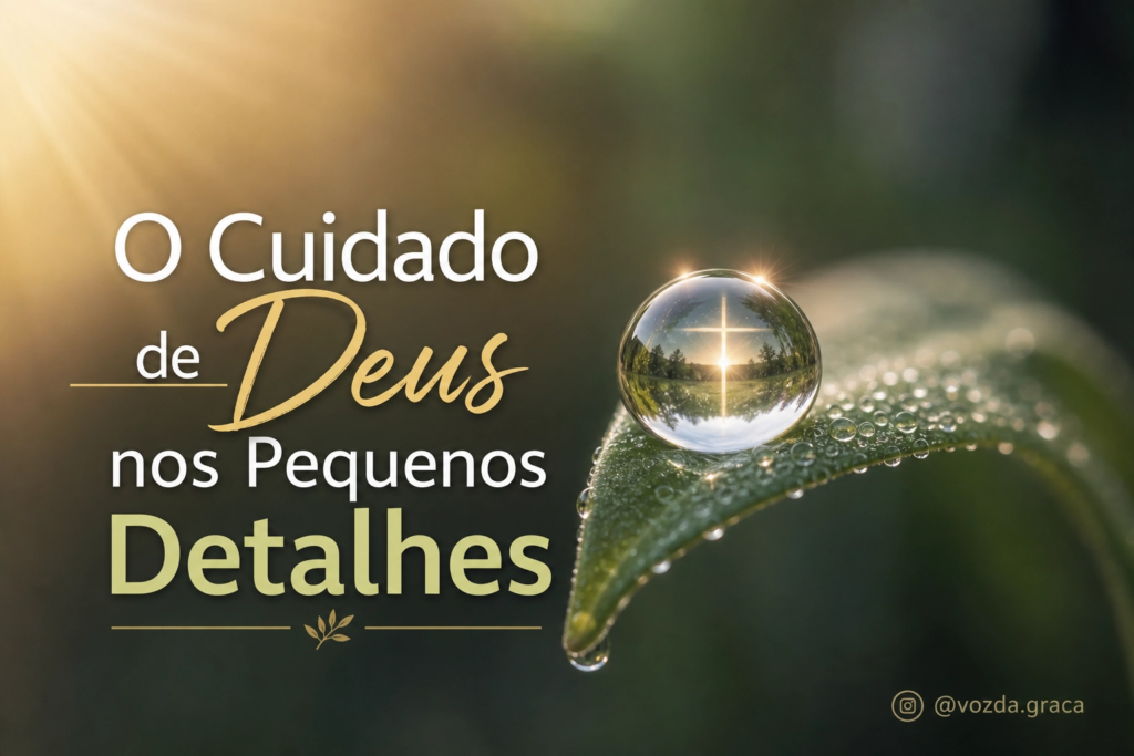 O Cuidado de Deus nos Pequenos Detalhes