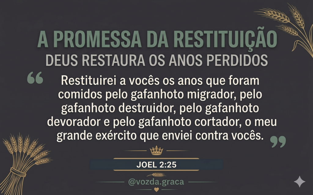 a Promessa da Restituição
