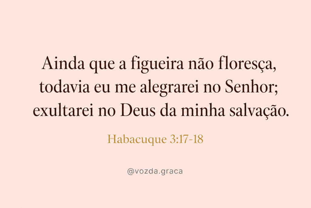 Alegria na Escassez