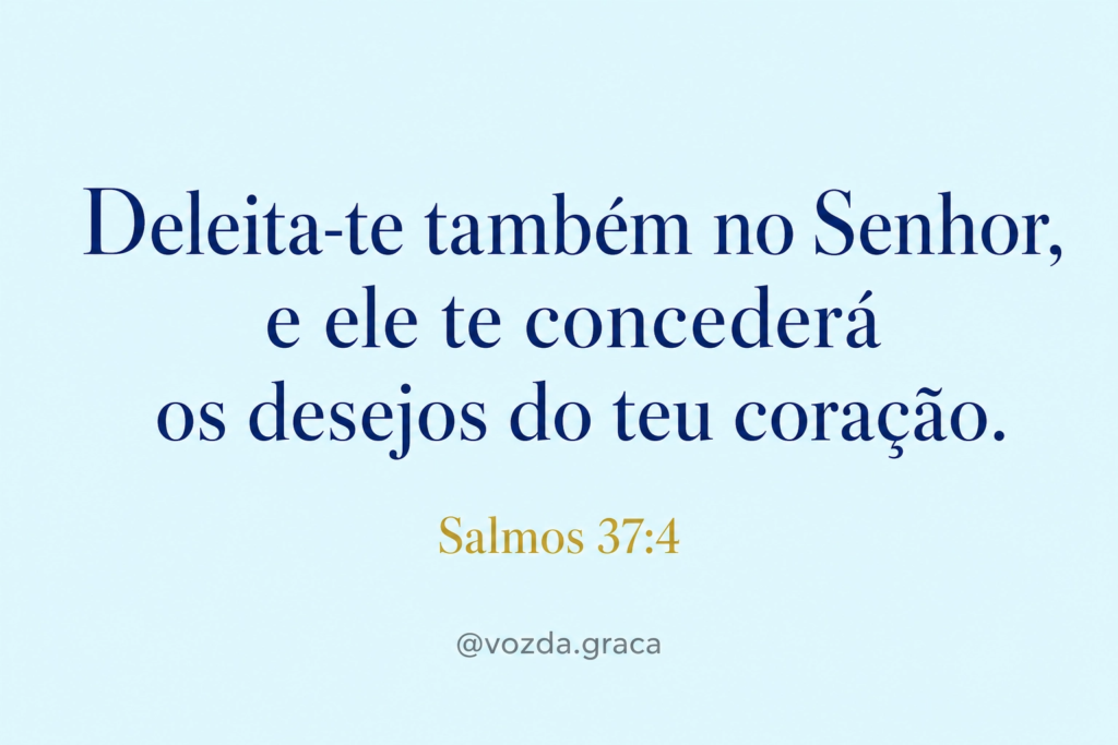 Deleita-te no Senhor