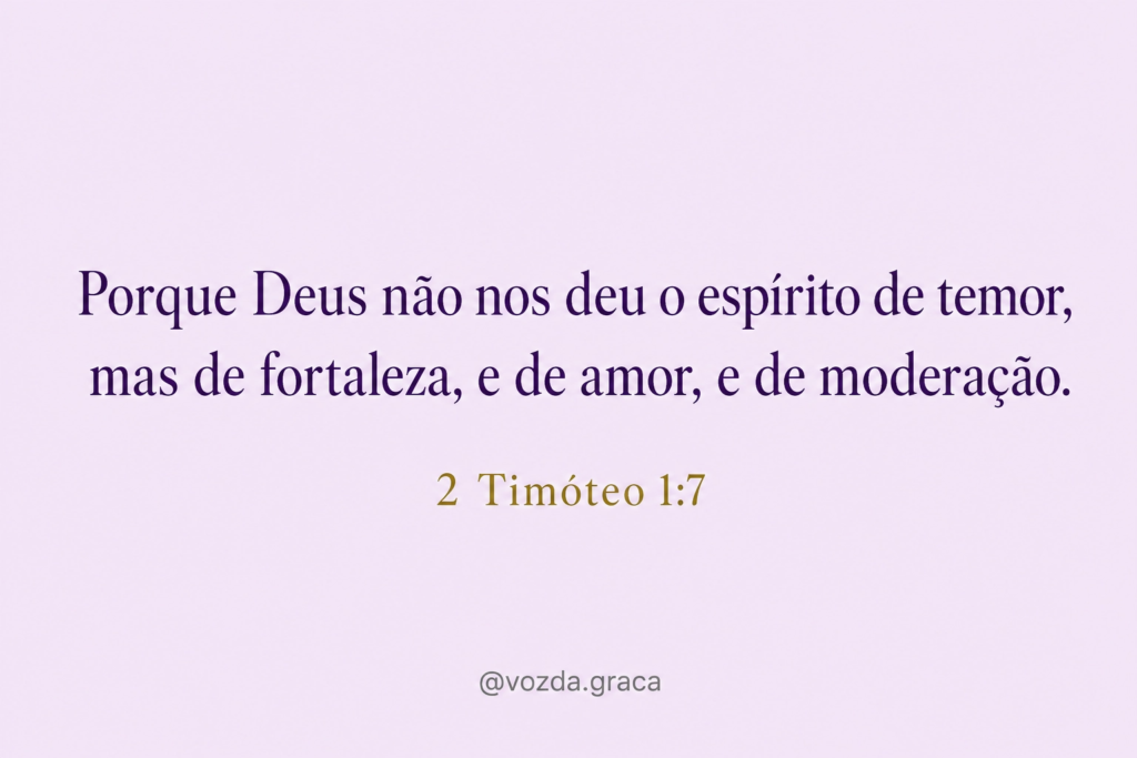 Vencer o medo