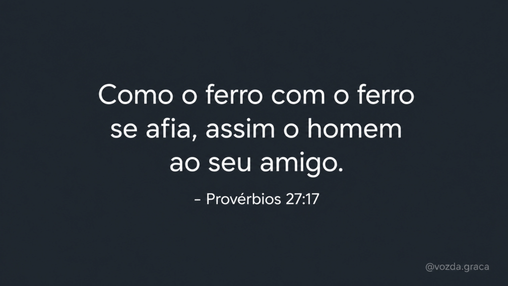 O Papel da Amizade no Crescimento Cristão