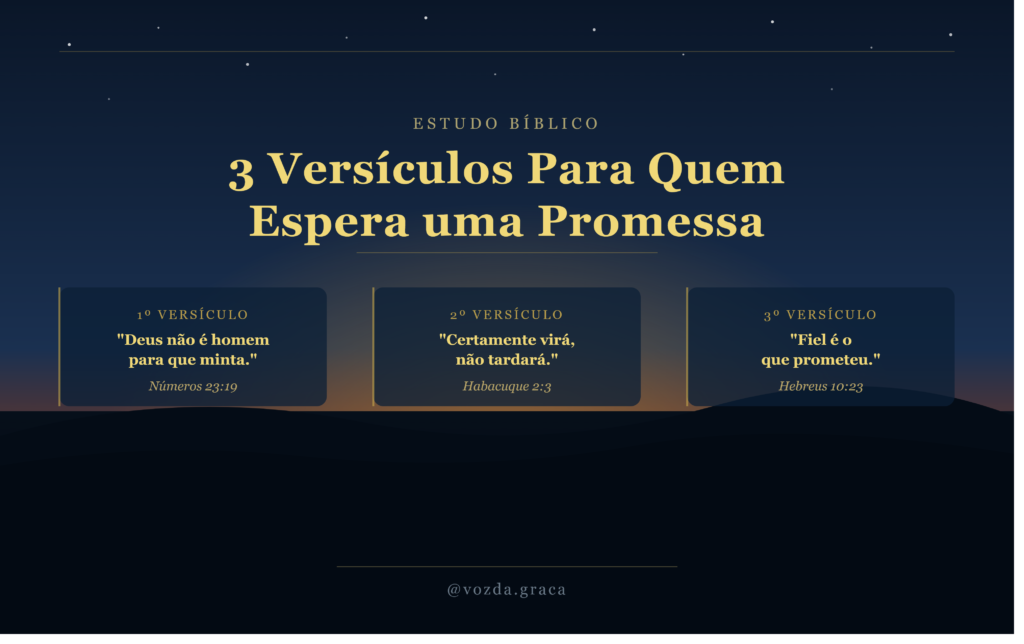 esperando uma promessa de Deus