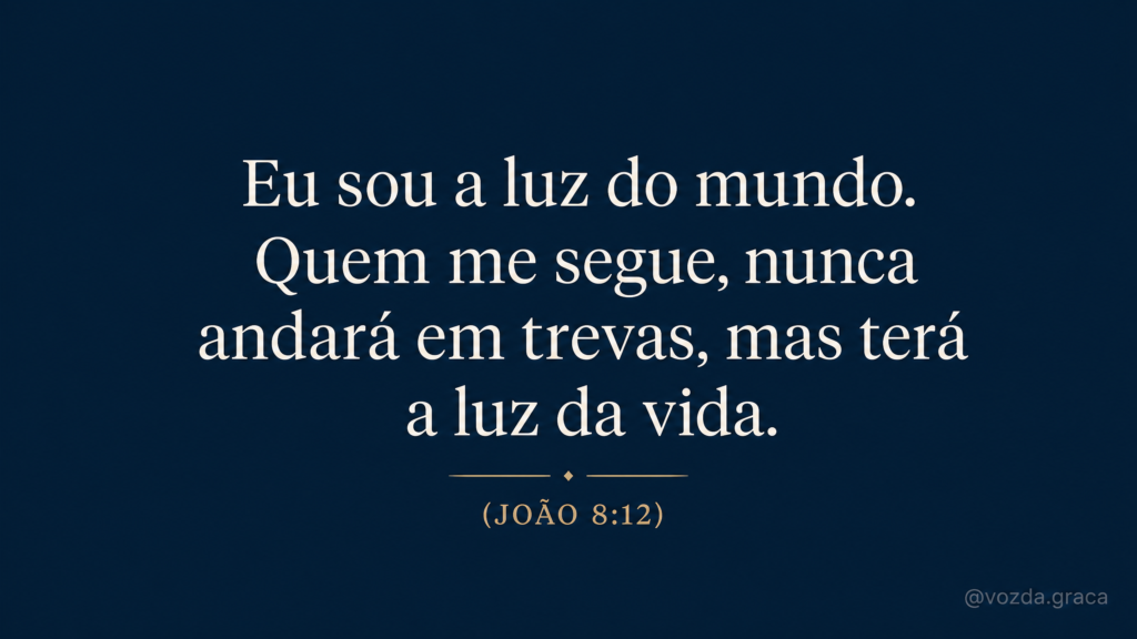 Jesus a luz do mundo