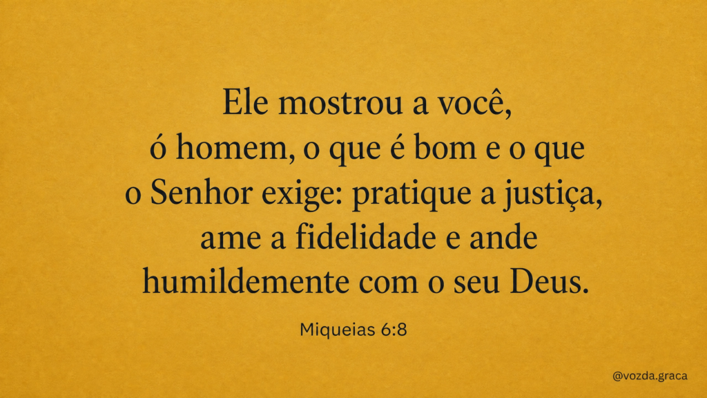 O Que Deus Espera de Nós